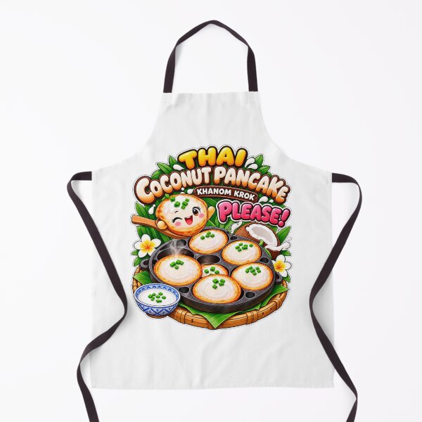 Item preview, Thai Coconut Pancake Khanom Krok – Cute Thai Street Food designed and sold by Pali's shop.