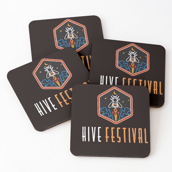 Item preview, Hive Festival Bee Rocket Emblem designed and sold by kawanva-studio.