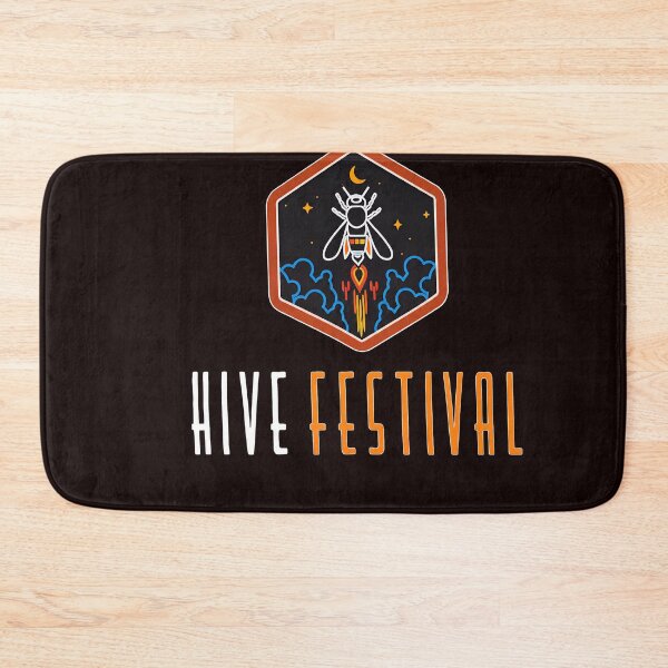 Item preview, Hive Festival Bee Rocket Emblem designed and sold by kawanva-studio.