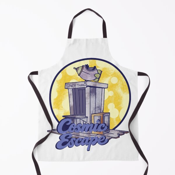 Item preview, Cosmic Escape Space Travel Retro Rocket Moon Astronomy designed and sold by AdelDigitalArts.
