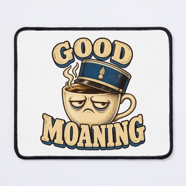 Item preview, GOOD MOANING - COFFEE - French Police Officer - Gendarme designed and sold by WheelieGdArt.