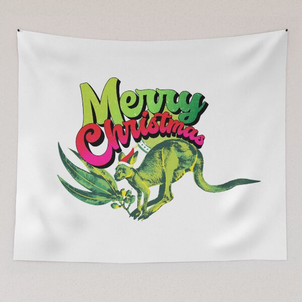 Item preview, Merry Christmas Kangaroo designed and sold by MzP1ggy.