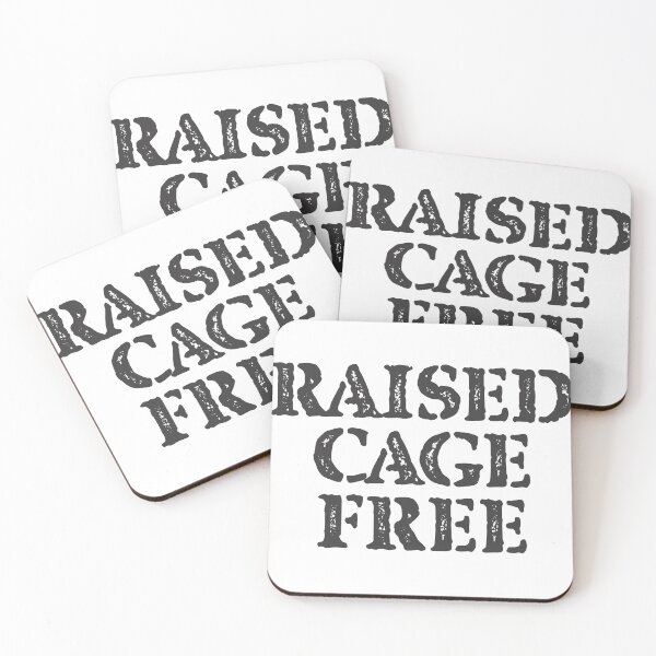 Item preview, Raised Cage Free Chicken Humor designed and sold by DalePrestonArt.