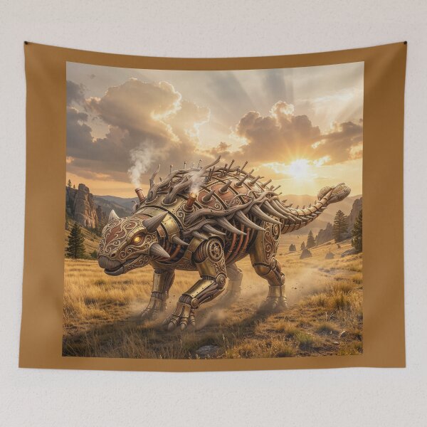 Item preview, Steampunk and Driftwood Ankylosaurus designed and sold by Tridentulus.