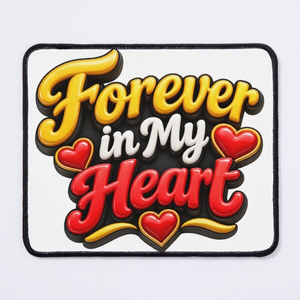 Item preview, Forever in My Heart 3D Romantic Love Heart designed and sold by MR4me.