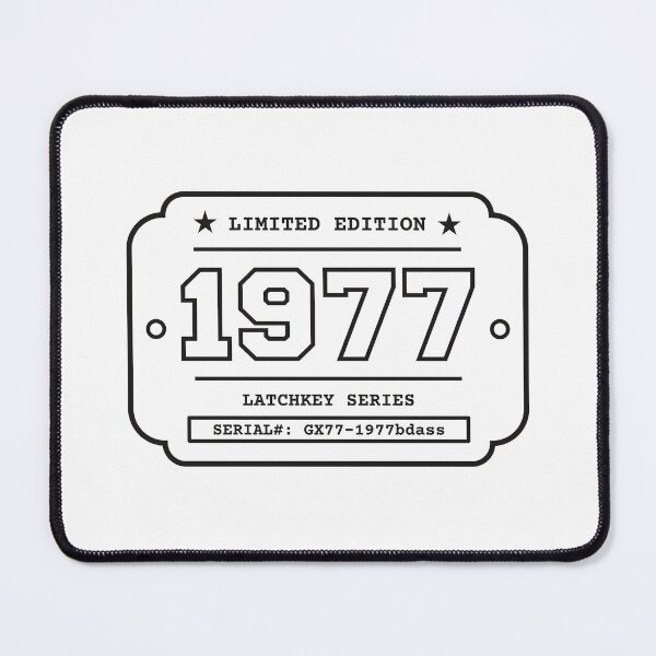 Item preview, 1977 Limited Edition Birth Year Latchkey Series Vintage Badge Black designed and sold by HYPNK.