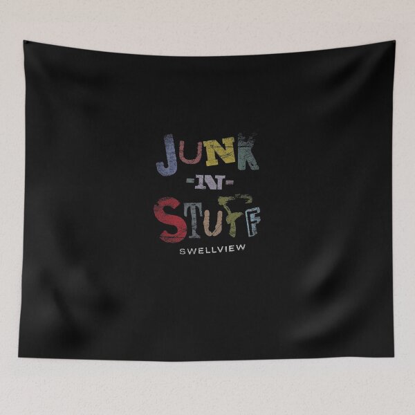 Item preview, Junk In Stuff Distressed Colorful Typography designed and sold by Savola6.