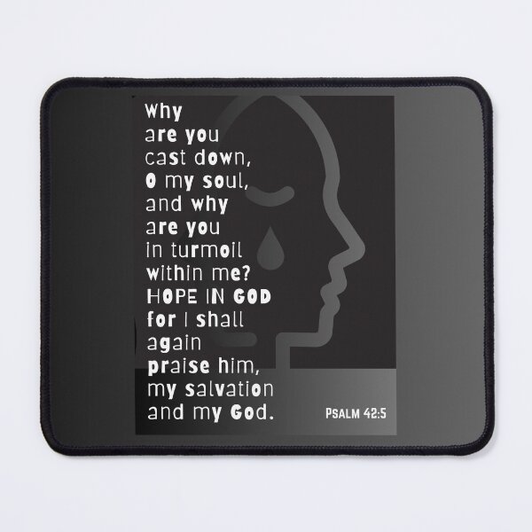 Item preview, Why are you cast down o my soul Psalm 42:5 designed and sold by Boy and Belugee Studio.