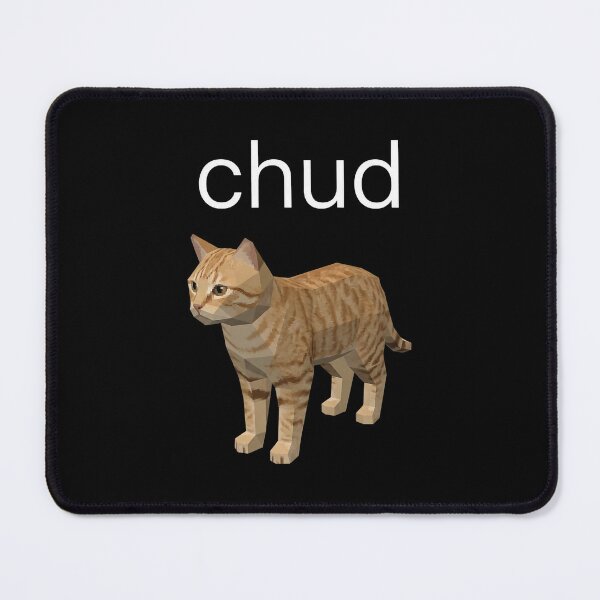 Item preview, Chud Tabby Cat Meme Low Poly 3D Gaming Humor designed and sold by barrycantre11.