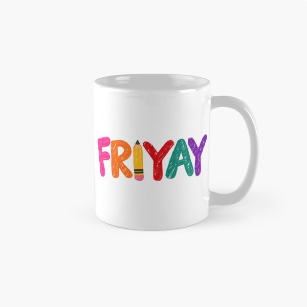 Item preview, FRIYAY Colorful Typography – Fun Friday Weekend Vibes Colorful Text Design designed and sold by MarJul.