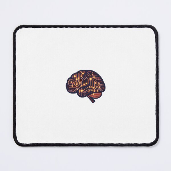 Item preview, Cybernetic Circuit Brain Tech Sticker designed and sold by DevStyle Labs.