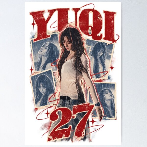 Item preview, Yuqi 27 Distressed Film Strip Visual | For Neverland designed and sold by Valereekmerch.