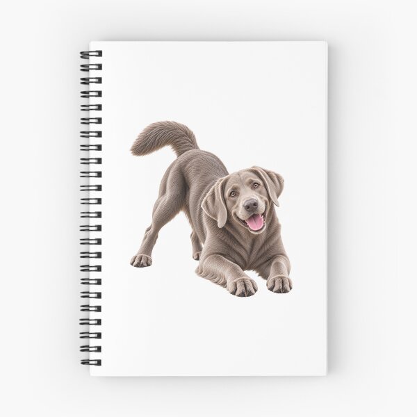 Item preview, Silver Gray Labrador Retriever Dog Playing  designed and sold by BackgroundND.