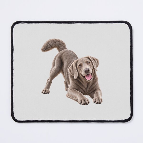 Item preview, Silver Gray Labrador Retriever Dog Playing  designed and sold by BackgroundND.