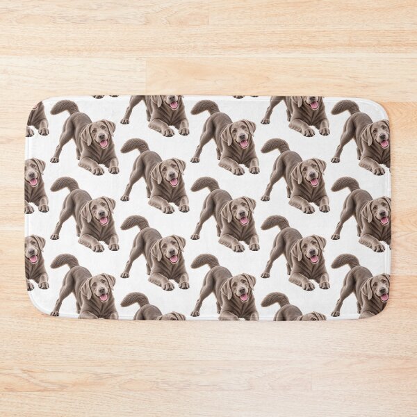 Item preview, Silver Gray Labrador Retriever Dog Playing  designed and sold by BackgroundND.