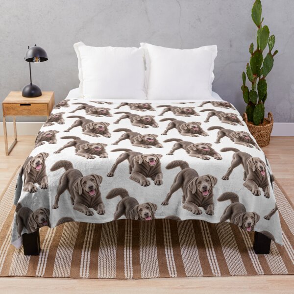 Item preview, Silver Gray Labrador Retriever Dog Playing designed and sold by BackgroundND.