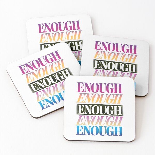 Item preview, You Are Enough Positive Affirmation Typography Essential T-Shirt Design. designed and sold by Wild Mood Co..