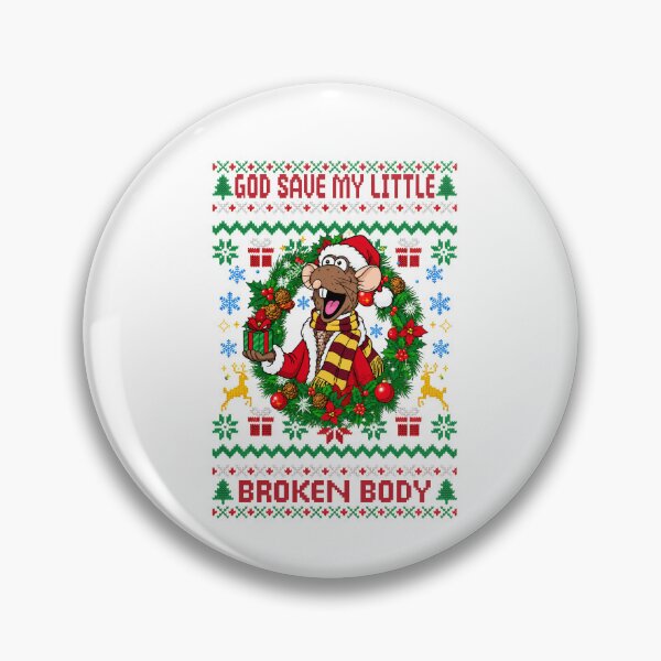 Item preview, God Save My Little Broken Body, Rizzo the Rat muppet christmas carol designed and sold by BalouEdison.