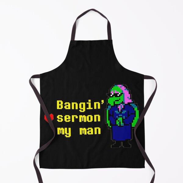 Aperçu de l'œuvre Sermon génial Mon pote Deltarune Susie Preacher Fan de jeux vidéo créée et vendue par EuphemiaFa.