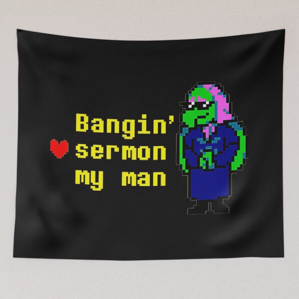 Item preview, Bangin' Sermon My Man Deltarune Susie Preacher Gaming Fan designed and sold by EuphemiaFa.