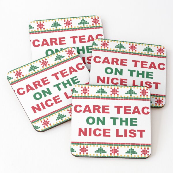 Item preview, Daycare Teacher On The Nice List Christmas Sweater designed and sold by Alphakenon.