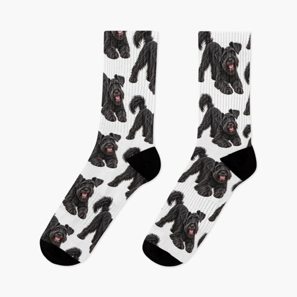 Item preview, Schnauzer black dog playing designed and sold by BackgroundND.