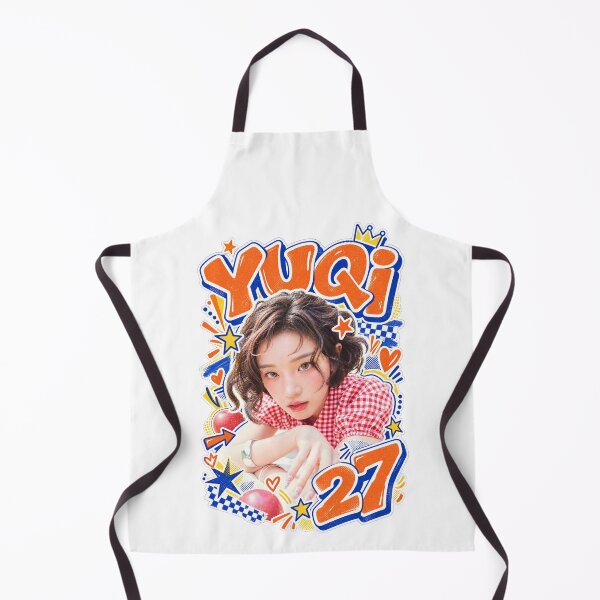 Item preview, Yuqi 27 Checkered Pop Doodle Visual | Aesthetic Kpop designed and sold by Valereekmerch.