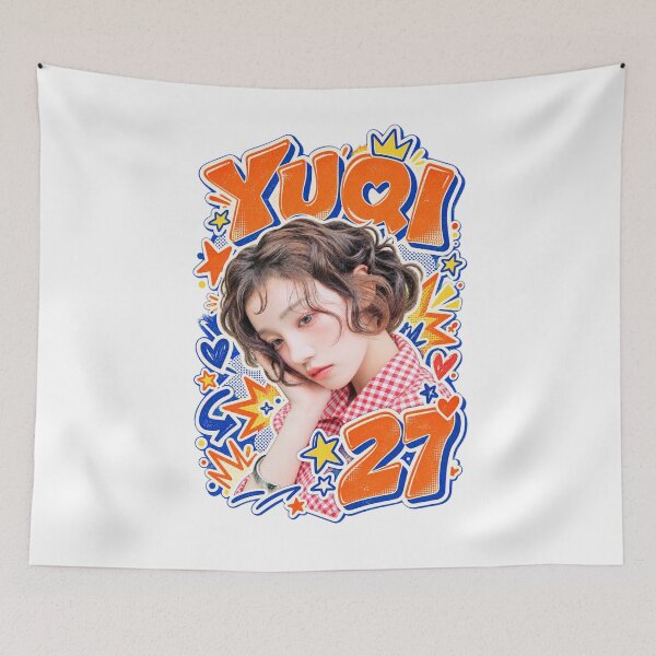 Item preview, Trendy Y2K Yuqi 27 Pop Art Concept | For Neverland Fandom designed and sold by Valereekmerch.