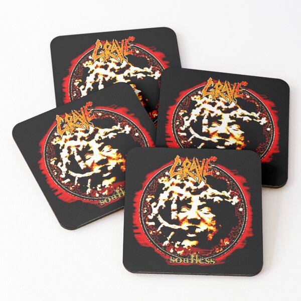 Item preview, Orange Sillhouette of Old School Death Metal  designed and sold by HydroSketchy.