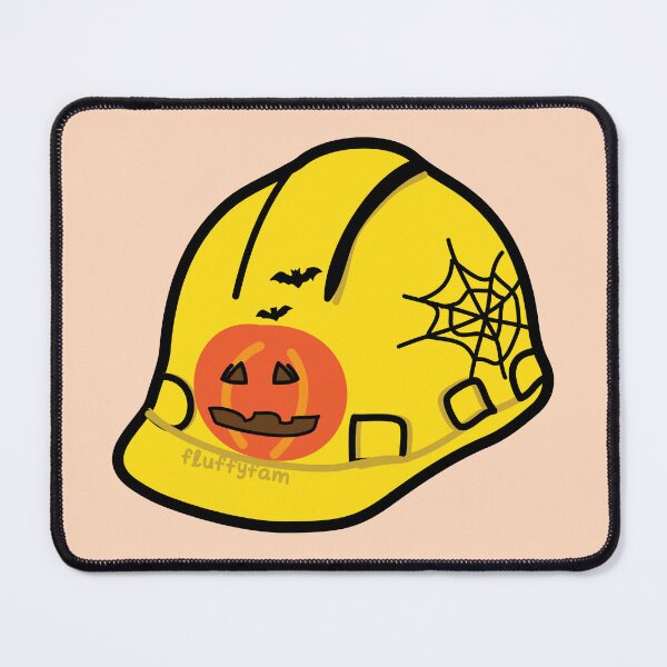 Item preview, Halloween construction hat designed and sold by fluffyfamcraft.
