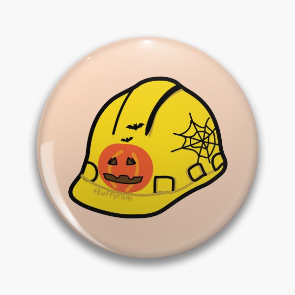 Item preview, Halloween construction hat designed and sold by fluffyfamcraft.