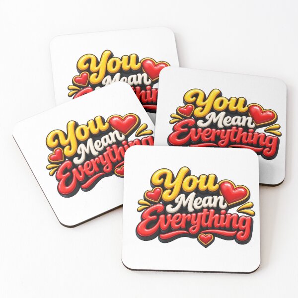 Item preview, You Mean Everything 3D Love Heart designed and sold by MR4me.
