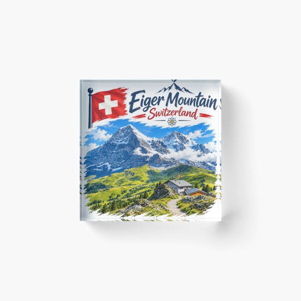Item preview, Eiger - Swiss Alps Mountain Art designed and sold by clarkfraser.