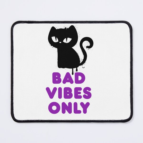 Item preview, Bad Vibes Only Graffiti Black Cat designed and sold by Fani*.