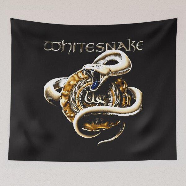 Item preview, Coiled White Snake Emblem For Whitesnake designed and sold by JessicaDona.