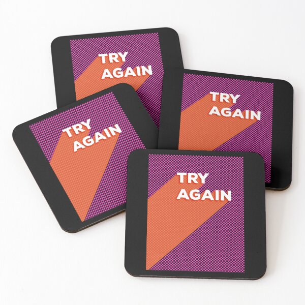 Item preview, Try-Again---Typography designed and sold by bozzirapo.