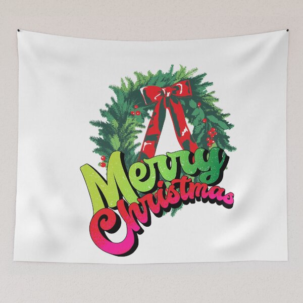 Item preview, Merry Christmas Wreath designed and sold by MzP1ggy.