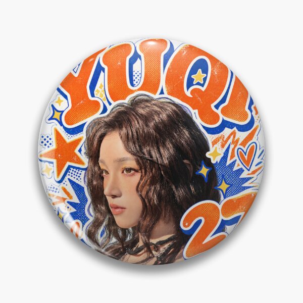 Item preview, Yuqi 27 Crown Heart Doodle Visual | For Neverland designed and sold by Valereekmerch.