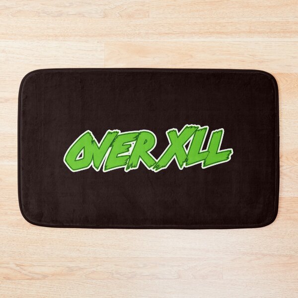 Item preview, Bold Green OVER KILL Typography  designed and sold by FeatherTaleInk.