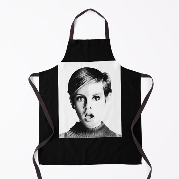Item preview, Twiggy-Black-And-White-Portrait designed and sold by conolebar.