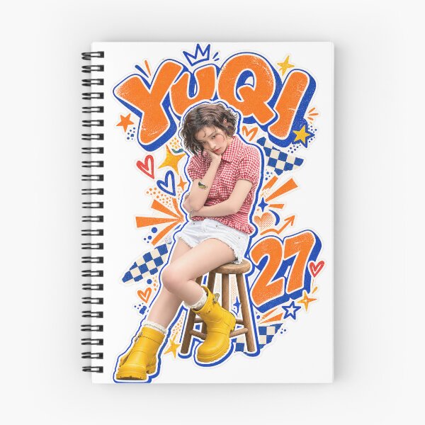 Item preview, Retro Y2K Yuqi 27 Pop Doodle Poster | Kpop Collection designed and sold by Valereekmerch.