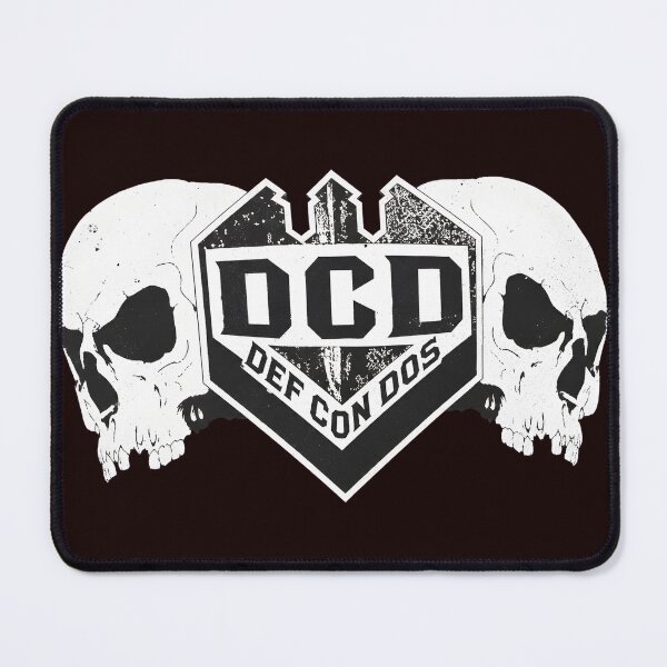 Item preview, DCD DEFCON ON DOS Skull  designed and sold by FeatherTaleInk.