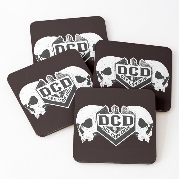 Artikelvorschau, DCD DEFCON ON DOS Skull entworfen und verkauft von FeatherTaleInk.