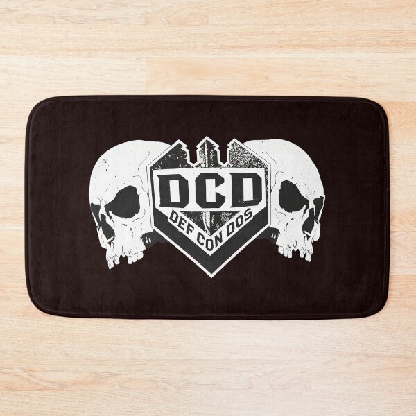 Artikelvorschau, DCD DEFCON ON DOS Skull entworfen und verkauft von FeatherTaleInk.