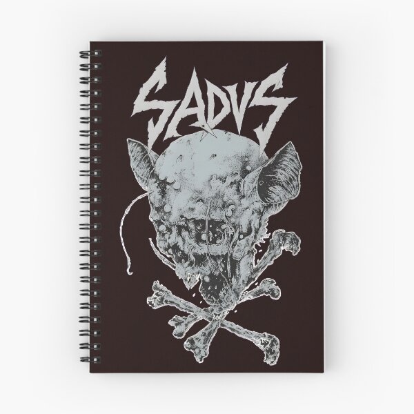 Item preview, Demonic Skull SADVS Heavy Metal Art designed and sold by FeatherTaleInk.