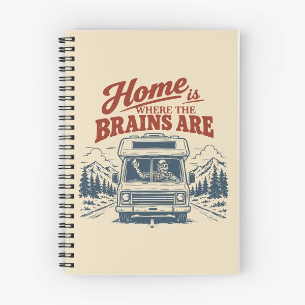 Item preview, Zombie Road Trip RV Halloween Vintage Trucker designed and sold by CamaleonDesigns.