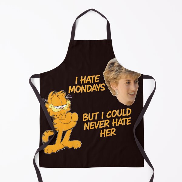 Item preview, Garfield Princess Diana I Hate Mondays Her designed and sold by FeatherTaleInk.