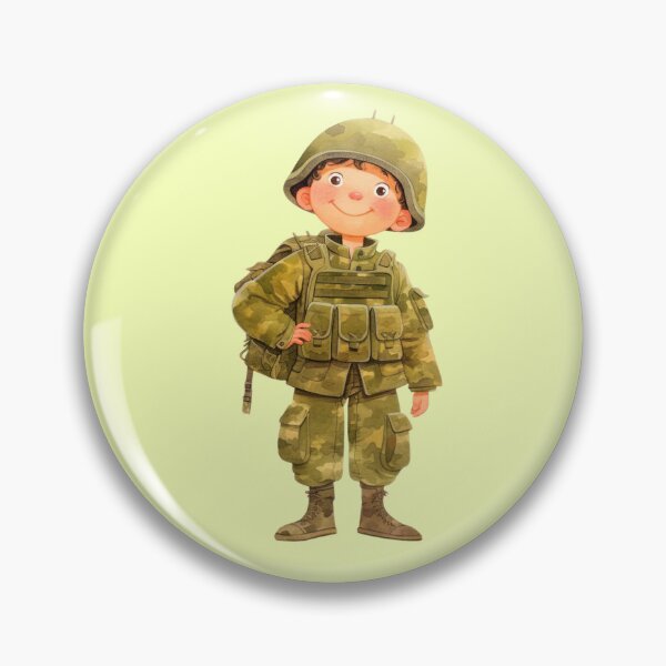 Item preview, Cute Little Soldier Camouflage Clothing Helmet Backpack designed and sold by Mauswohn.