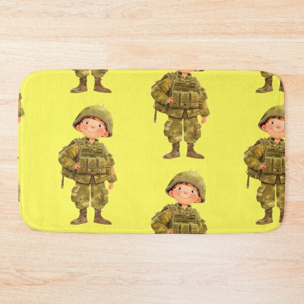 Item preview, Cute Little Soldier Camouflage Clothing Helmet Backpack designed and sold by Mauswohn.