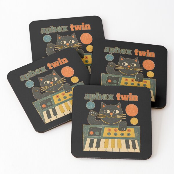Item preview, Aphex Twin cat - Vintage Style designed and sold by MichaelFoster5.